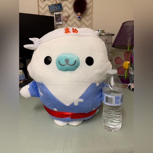 Mamegoma sushi chef seal plushie - Picture 2 of 2